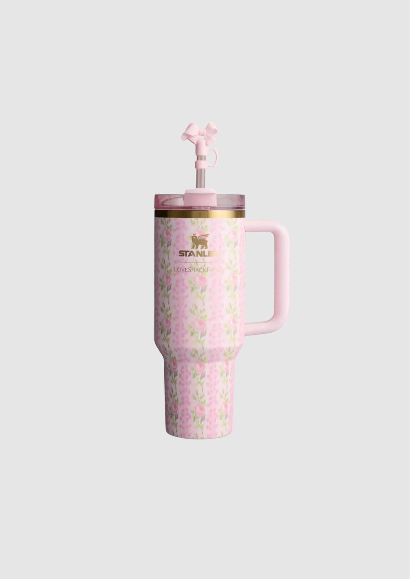 Stanley x LoveShackFancy Holiday Quencher | Pink | 40 OZ