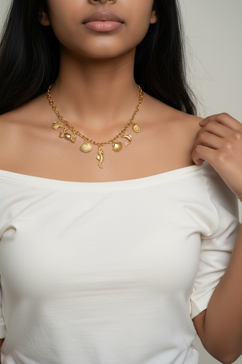 Sea Siren Charm Chain