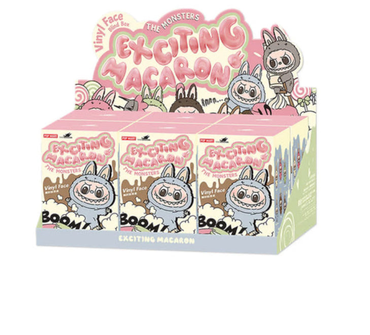 Exciting Macaron Labubu – POP MART Blind Box – Thread and Treasure