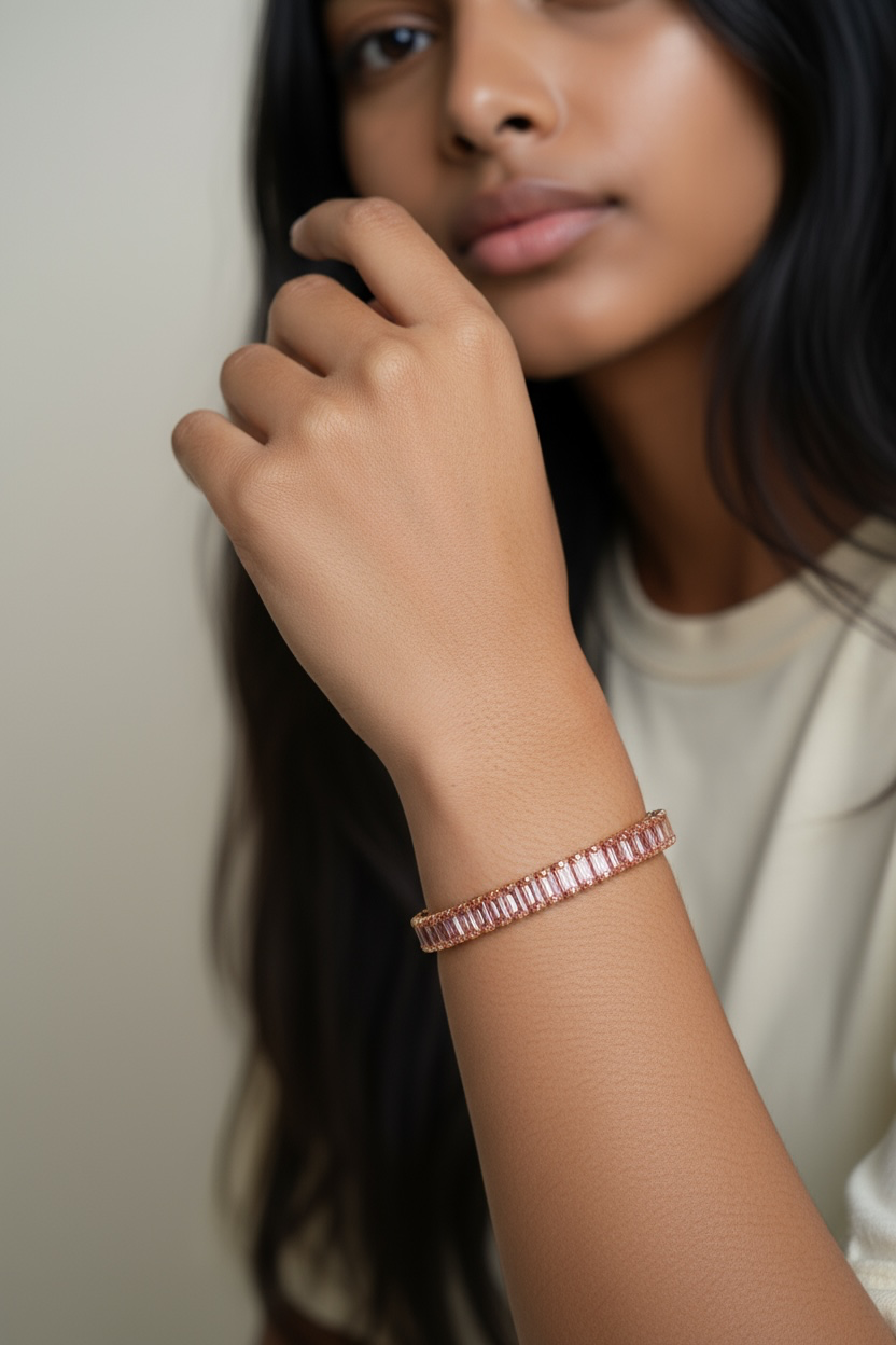 Roselle Chain Bracelet- Rose Gold