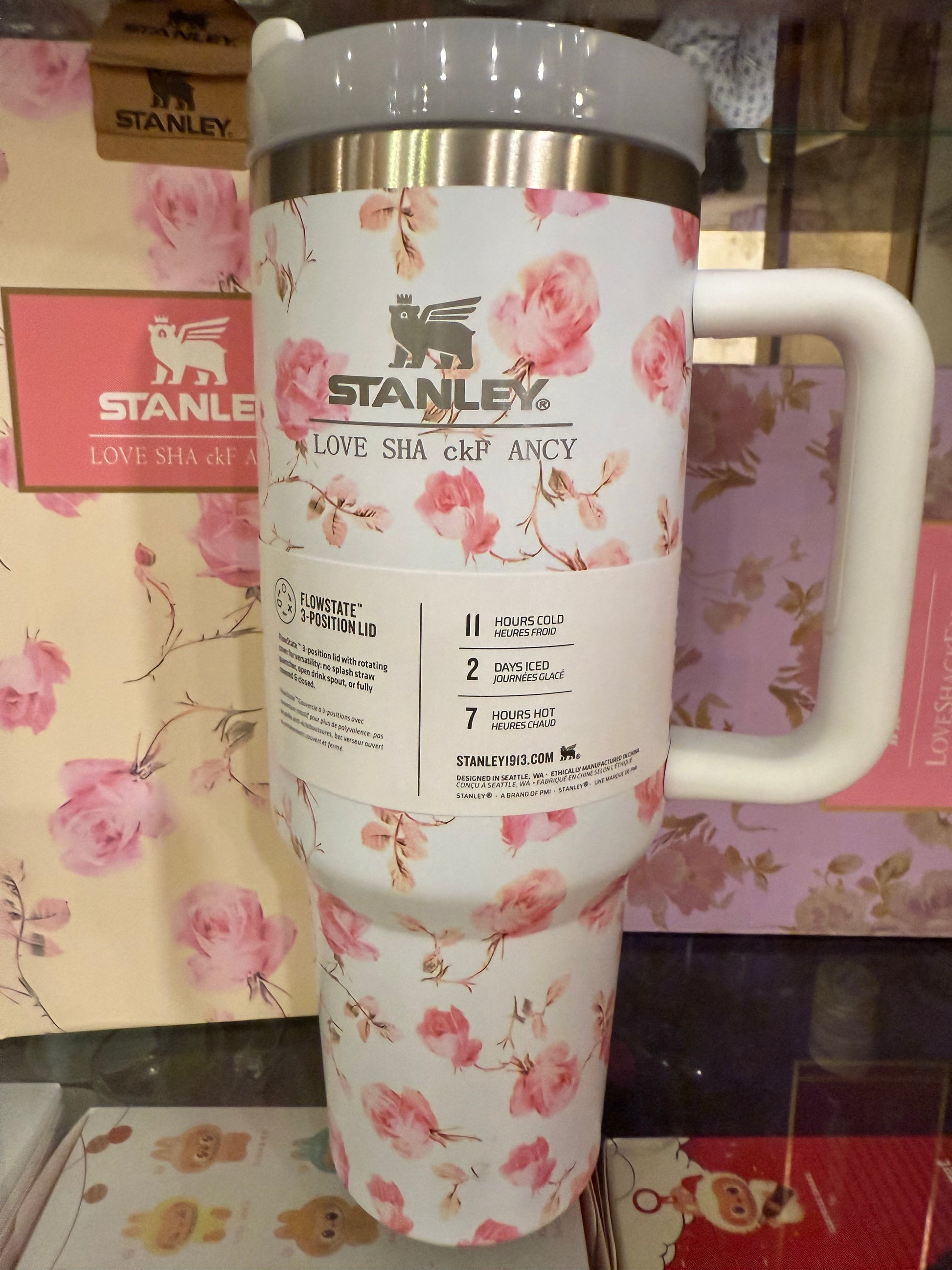 Stanley x LOVE SHa cfF ancy Holiday Quencher | White | 40 OZ