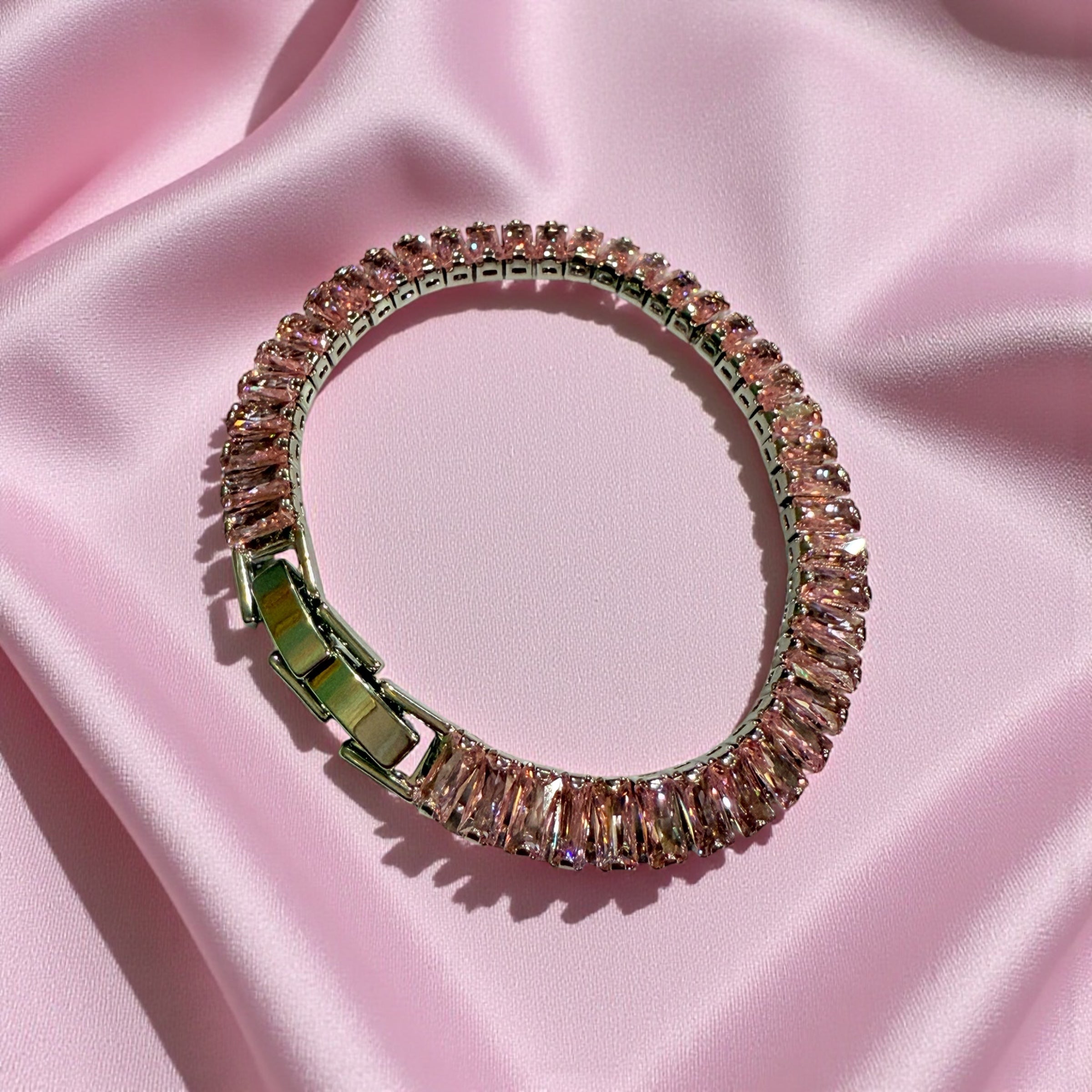 Roselle Chain Bracelet- Silver