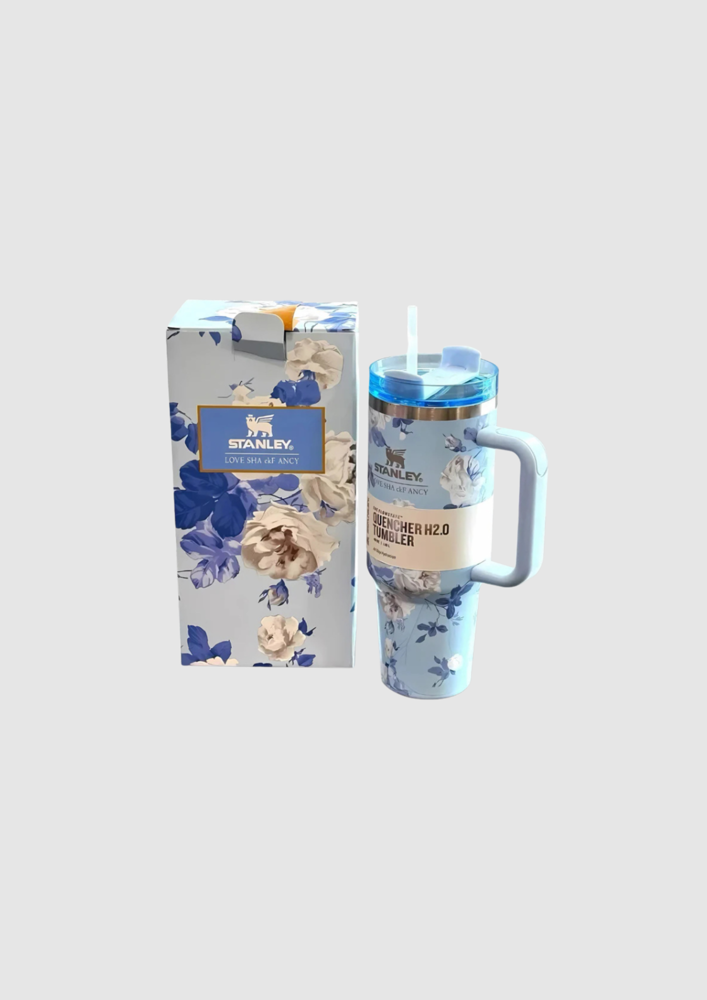 Stanley x LOVE SHa cfF ancy Holiday Quencher | Blue | 40 OZ