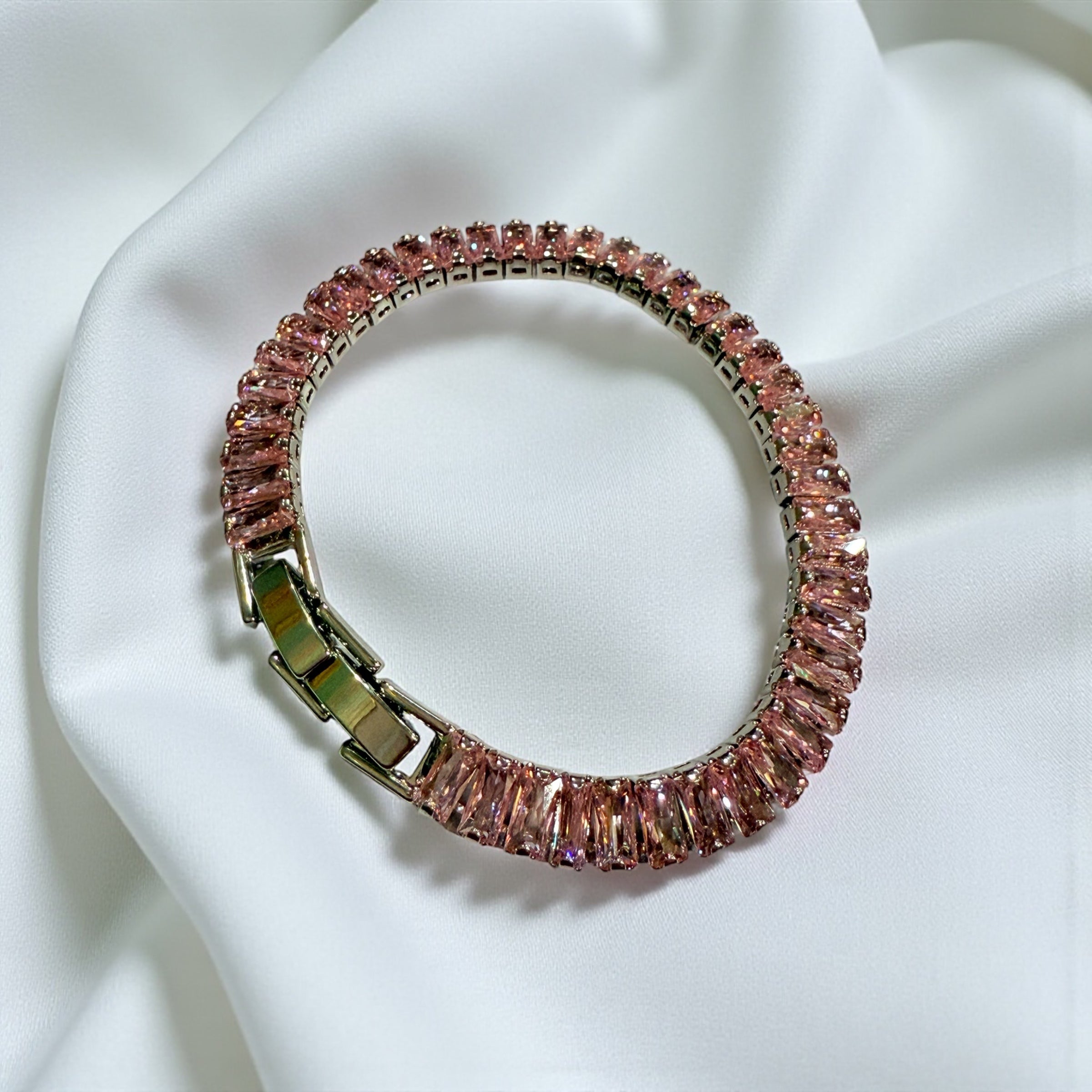 Roselle Chain Bracelet- Silver