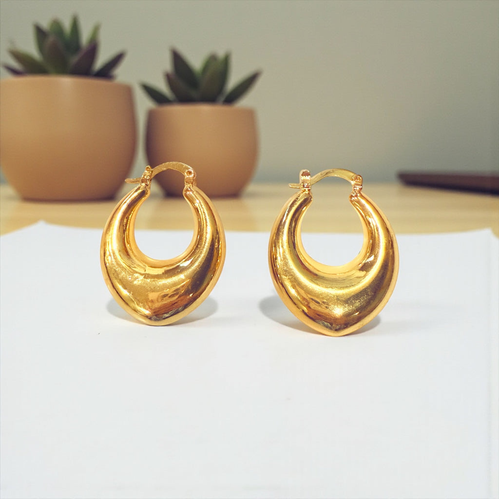 Choco Swirl Hoops