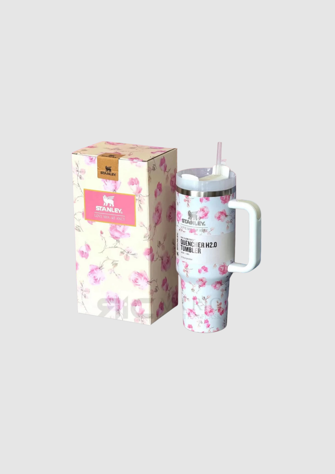 Stanley x LOVE SHa cfF ancy Holiday Quencher | White | 40 OZ
