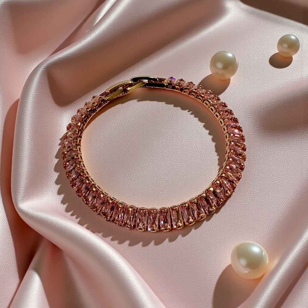 Roselle Chain Bracelet- Rose Gold